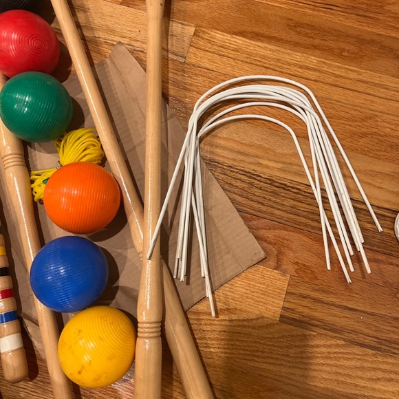 forster Games Vintage Forster Croquet Set 6 Players With Stand 5